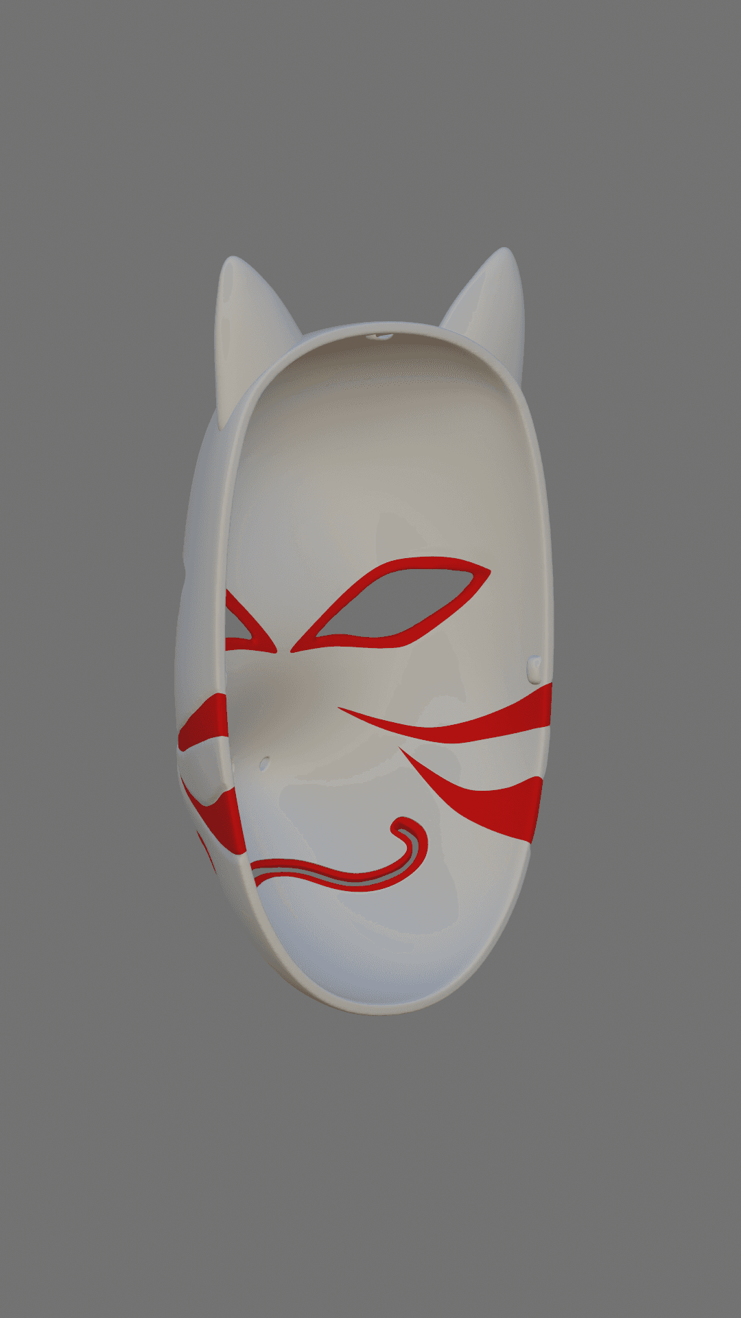 Kitsune Mask Kakashi Anbu Style 3d model