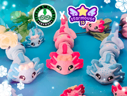 Exclusive Axolotl Bolt + Flexi Collab 3d model