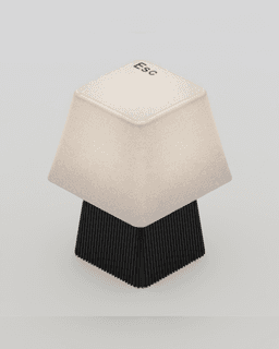 Esc Keycap Lamp_base 3d model