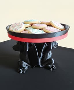 Halloween Bat Cookie Tray 3d model