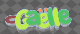 Gaëlle keychain 3d model
