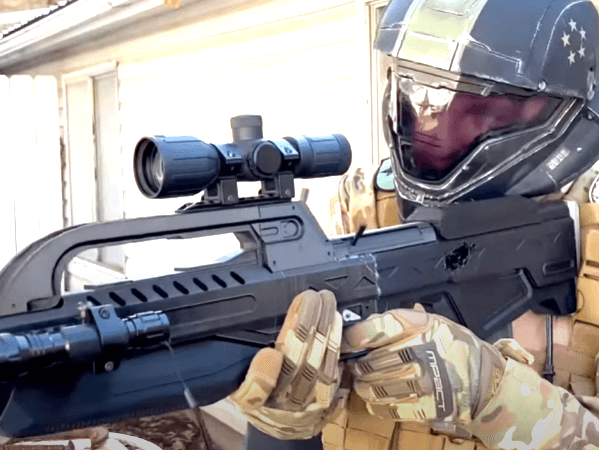 BR75 Airsoft Rifle 3d model