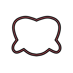 Pretzel Cookie Cutter STL File - 4 inches 3d model