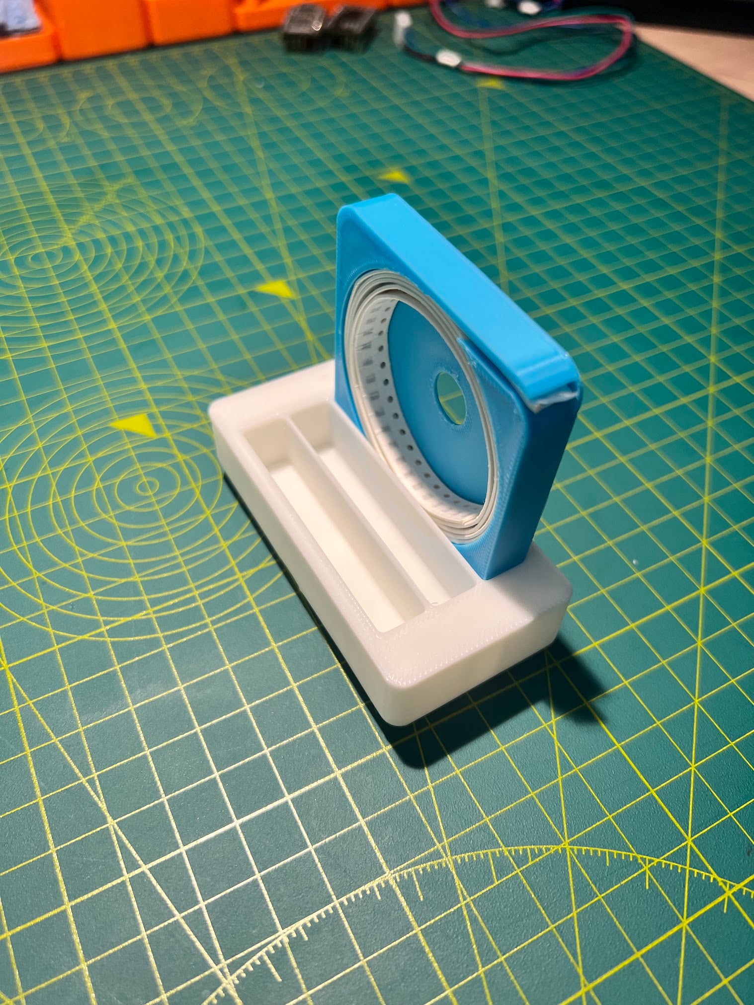 Gridfinity SMD Reel Holders 3d model