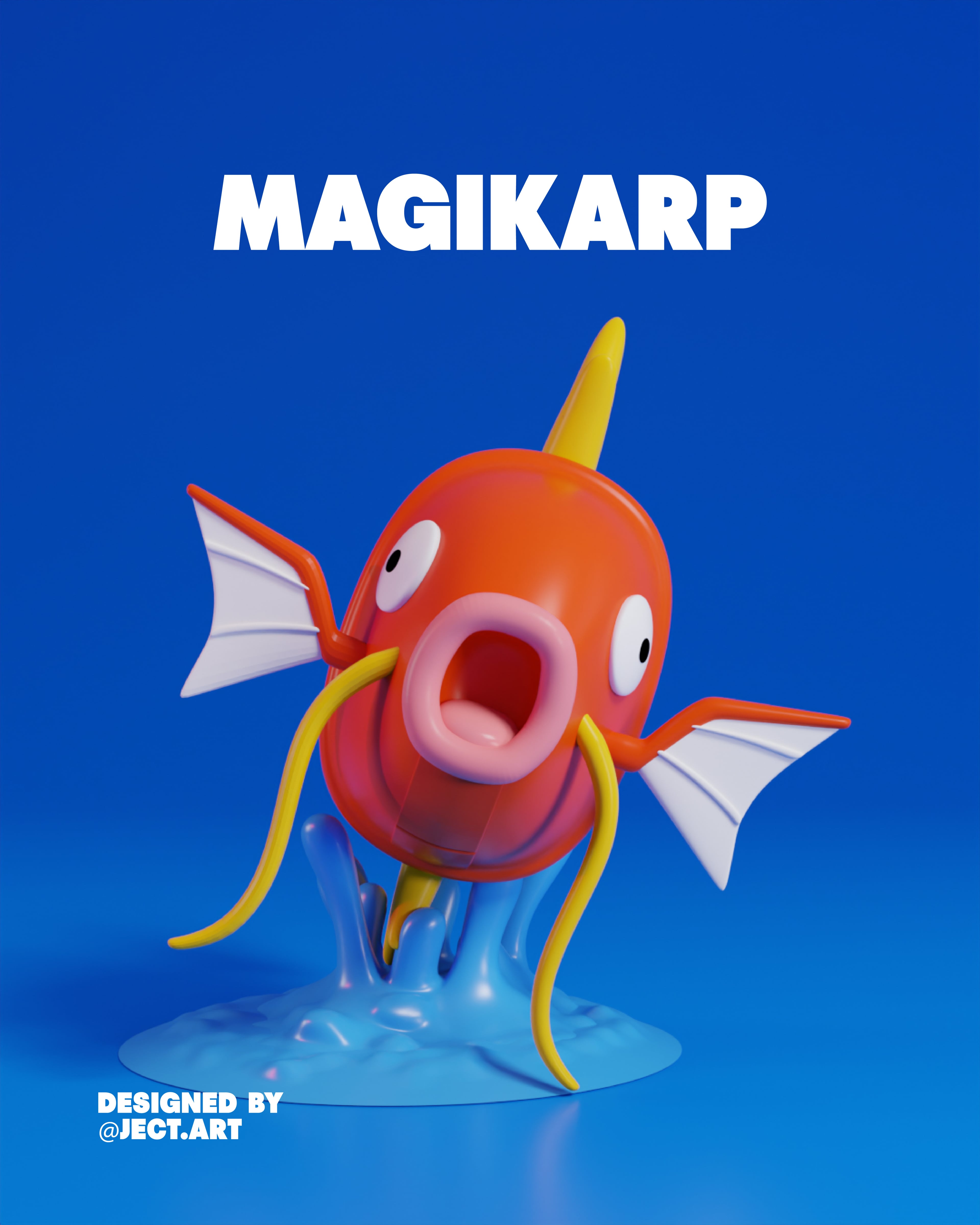 Magikarp Articulado 3d model