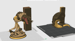 Mummy vs Crocodile 3MF | Egyptian Multi-Color | Diorama Scene 3d model