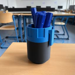 Edding-inspired pen holder 3d model