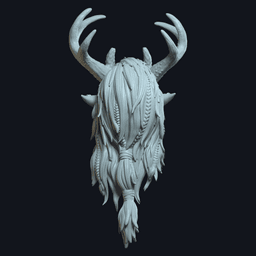 Elaria v3 Action Figure Head 3d model