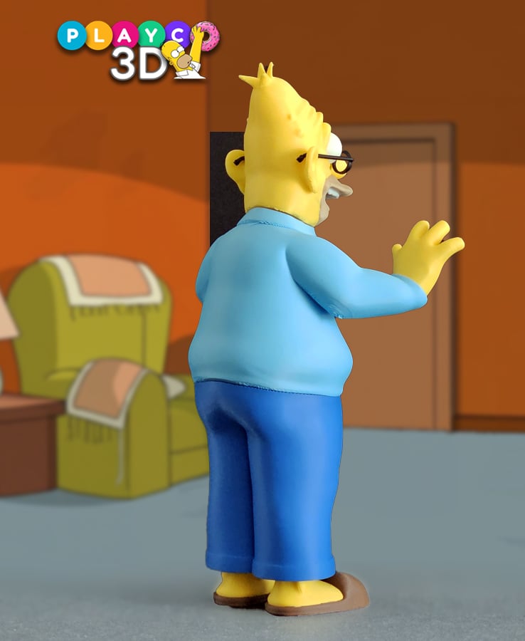 Grandpa Abe Simpson 3d model