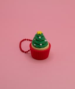 Christmas Cupcake Fidget Clickers 3d model