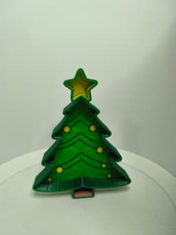 Multi‑Purpose Christmas Tree Tray (3 Sizes) 3d model