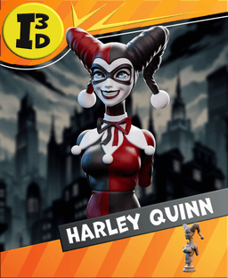 Harley Quinn Bust 3d model