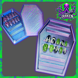 Coffin False Nail Storage 3d model