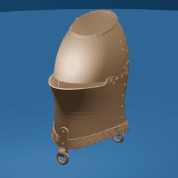 Medieval Knight Helmet 3d model