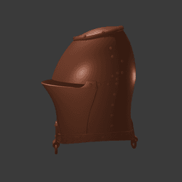 Medieval Knight Helmet 3d model