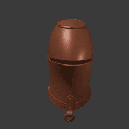 Medieval Knight Helmet 3d model