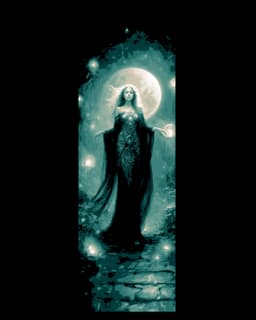 High Fantasy Depictions of a Goddess or Forrest Queen - Set of Bookmarks 3d model