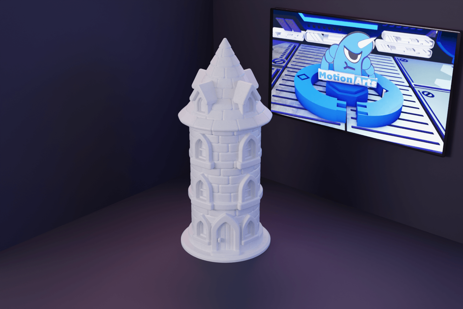 Torre Cartoon.stl 3d model