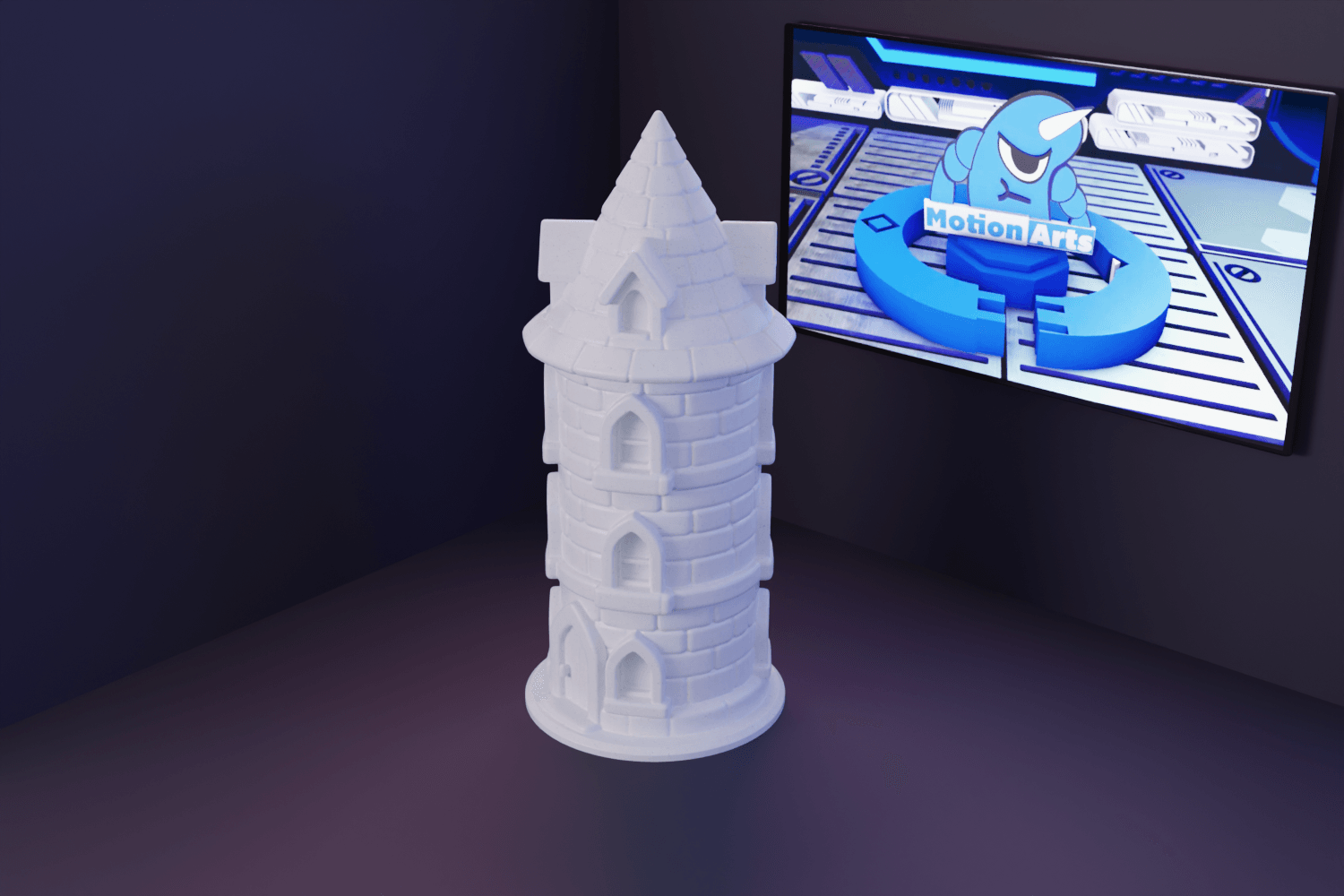 Torre Cartoon.stl 3d model