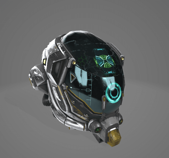Robotic Helmet 3d model
