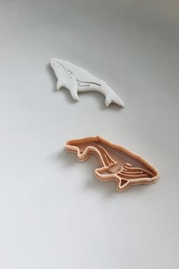 Whale Model Cookie Cutter, Biscuit Cutter 3d model