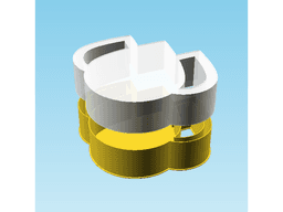 drops, nestable box (v2) 3d model