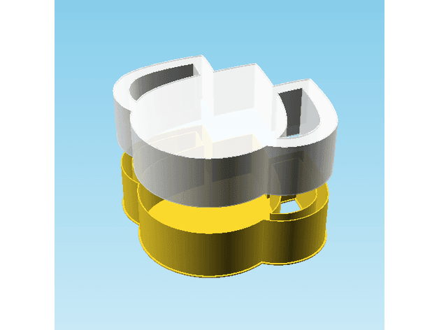drops, nestable box (v2) 3d model