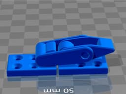 perfect Latch+toggle+lock+samesize+printed+tested 3d model