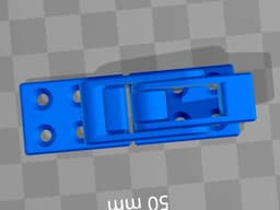 perfect Latch+toggle+lock+samesize+printed+tested 3d model