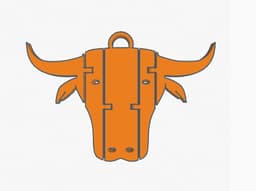ARTICULATED COW HEAD.stl 3d model