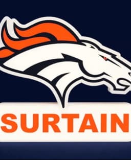Denver Broncos Sign - LED Strip Compatible 3d model