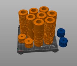 Summer Texture Rollers 3d model