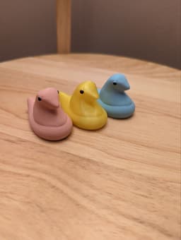 Peeps Chick Marshmallow 3d model