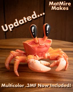 Ghost Crab - Articulated Figure 3d model