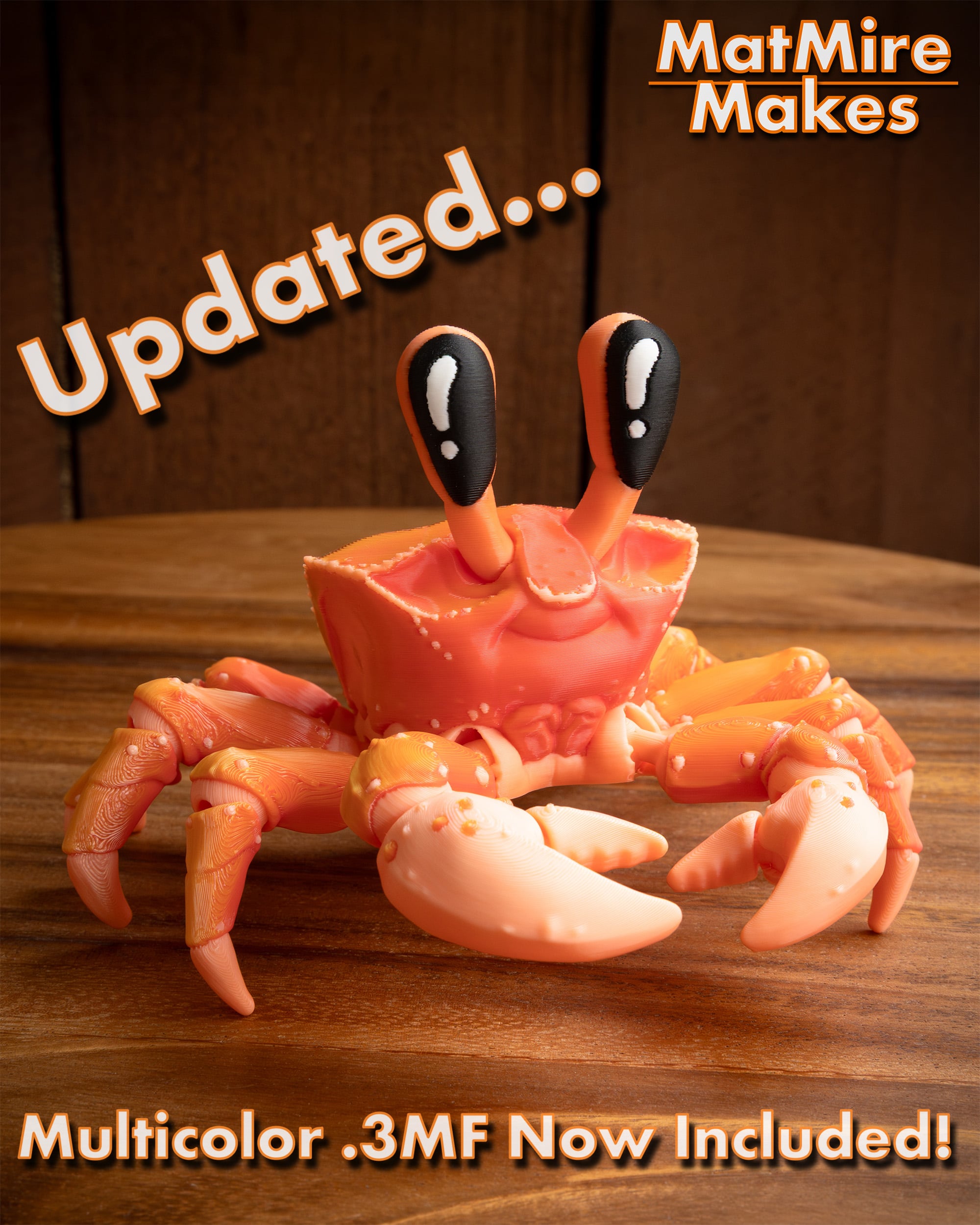 Ghost Crab - Articulated Figure 3d model