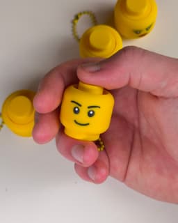 Lego Head Fidget Clicker 3d model