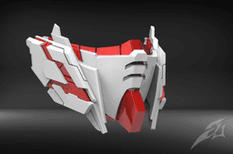 Unicorn - Mecha Mask 3d model