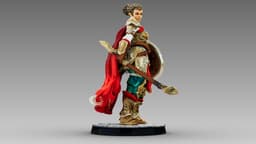 Crimson Shieldmaiden 3d model