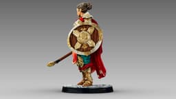 Crimson Shieldmaiden 3d model