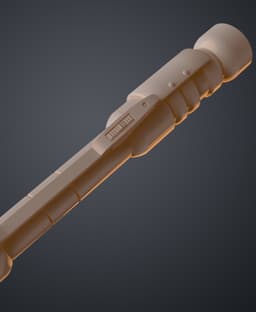 Qu Rahn's Lightsaber - Star Wars 3d model