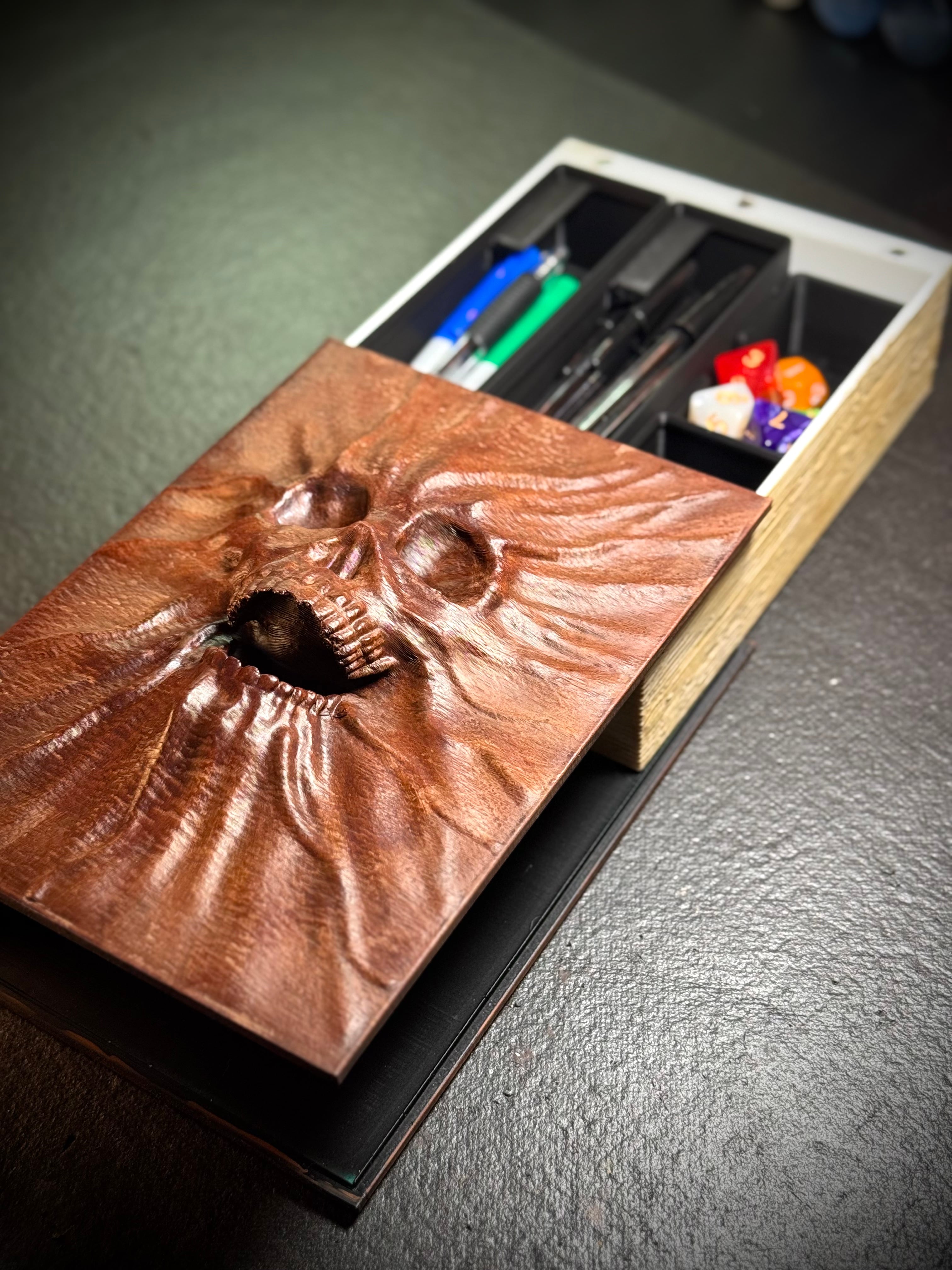 Skull Book Box 3d model