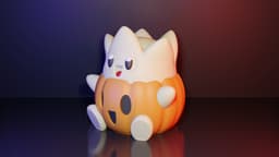 Togepi Calabaza By Colors 3d model