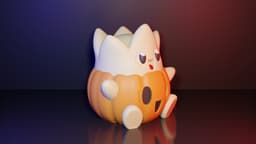 Togepi Calabaza By Colors 3d model