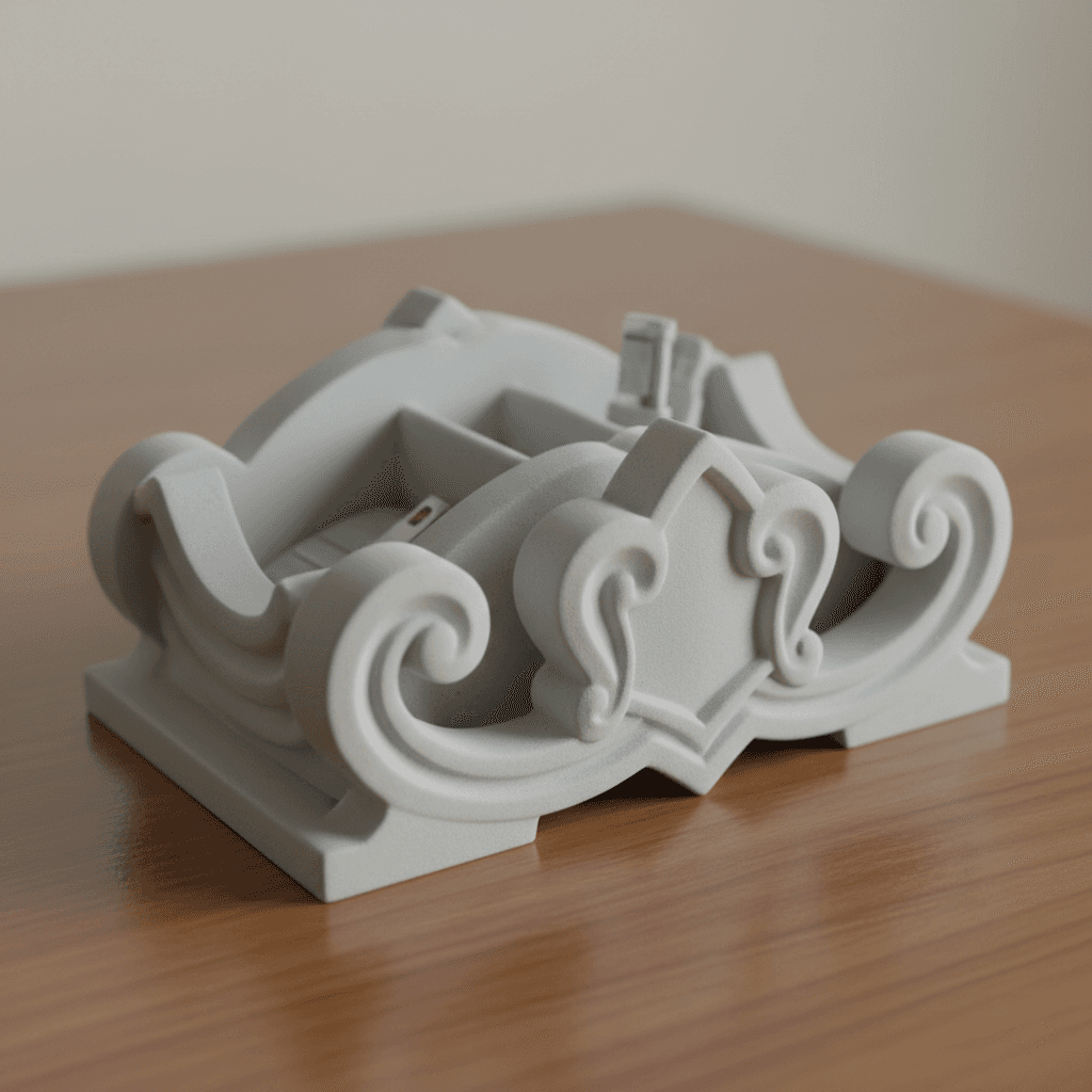 Modern Shelf Organizer 3d model