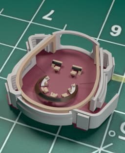 1/650 Enterprise D Bridge/Conference Room 3d model