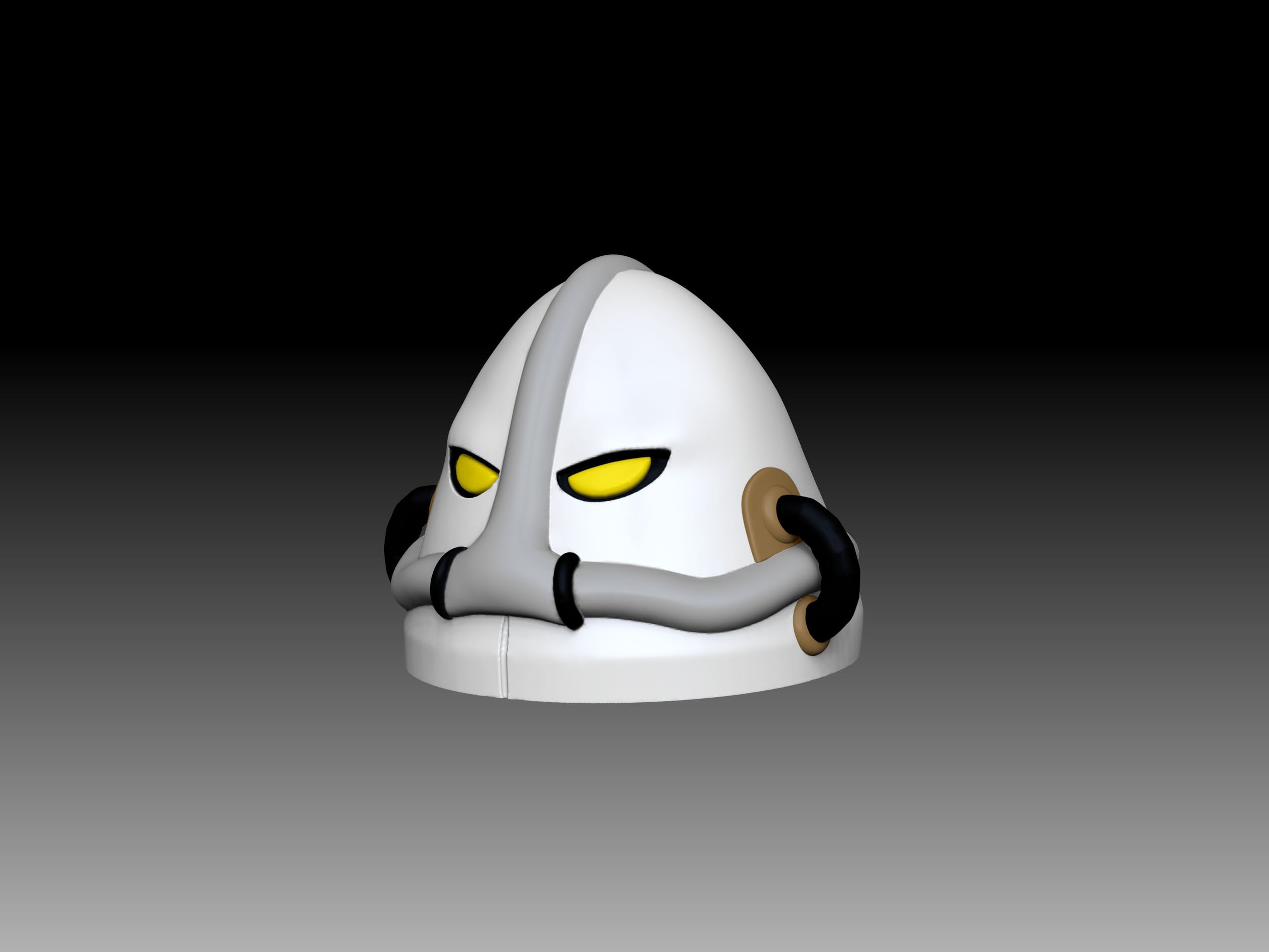 Aqua Trooper Head MOTU Classics 3d model