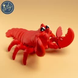 Articulated Lobster 3d model