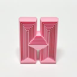 Alphabet Layered Fidgets 3d model
