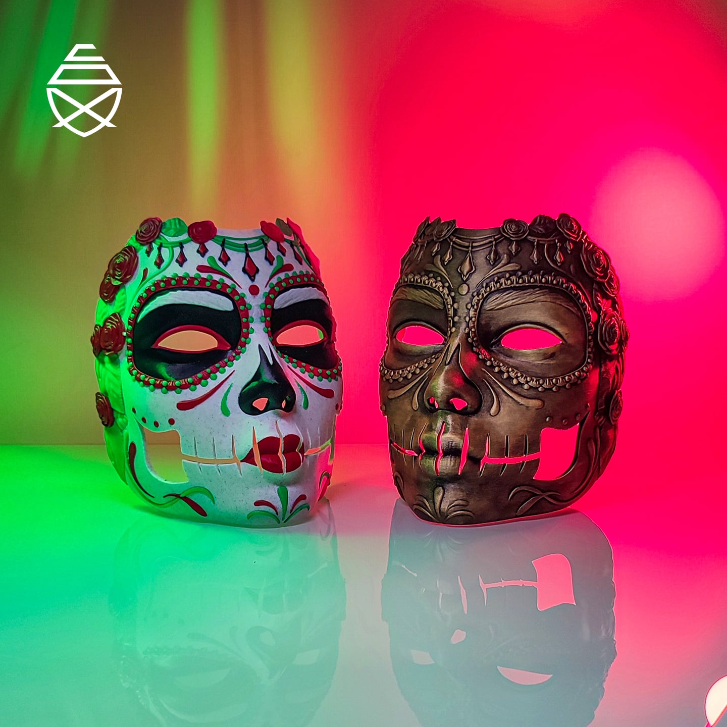 Santa Catrina Mask 3d model