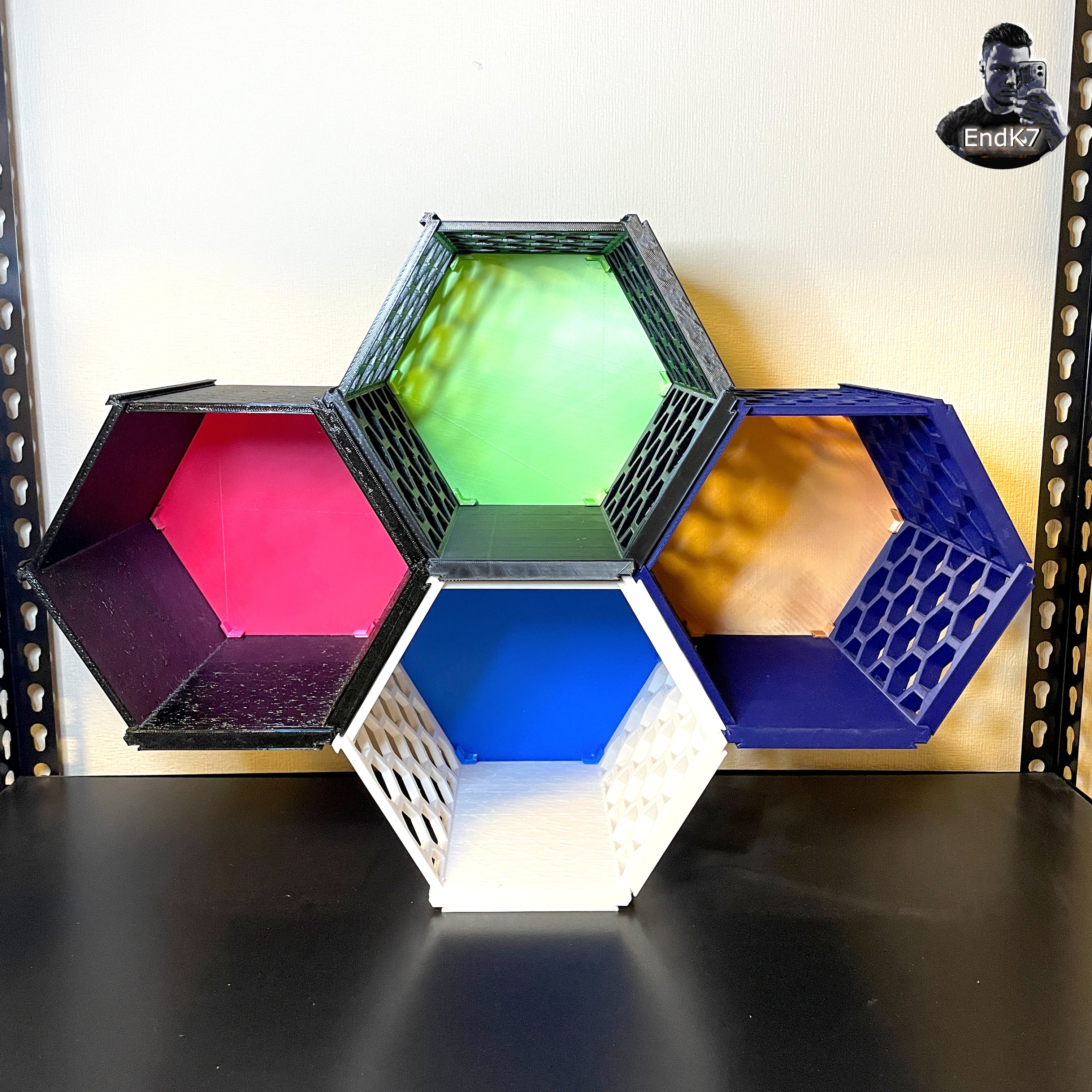 Honeycomb Desk Organizer 3d model
